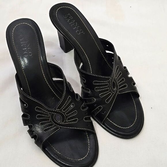 Franco Sarto Shoes - Y2k franco sarto Leathet mules 9